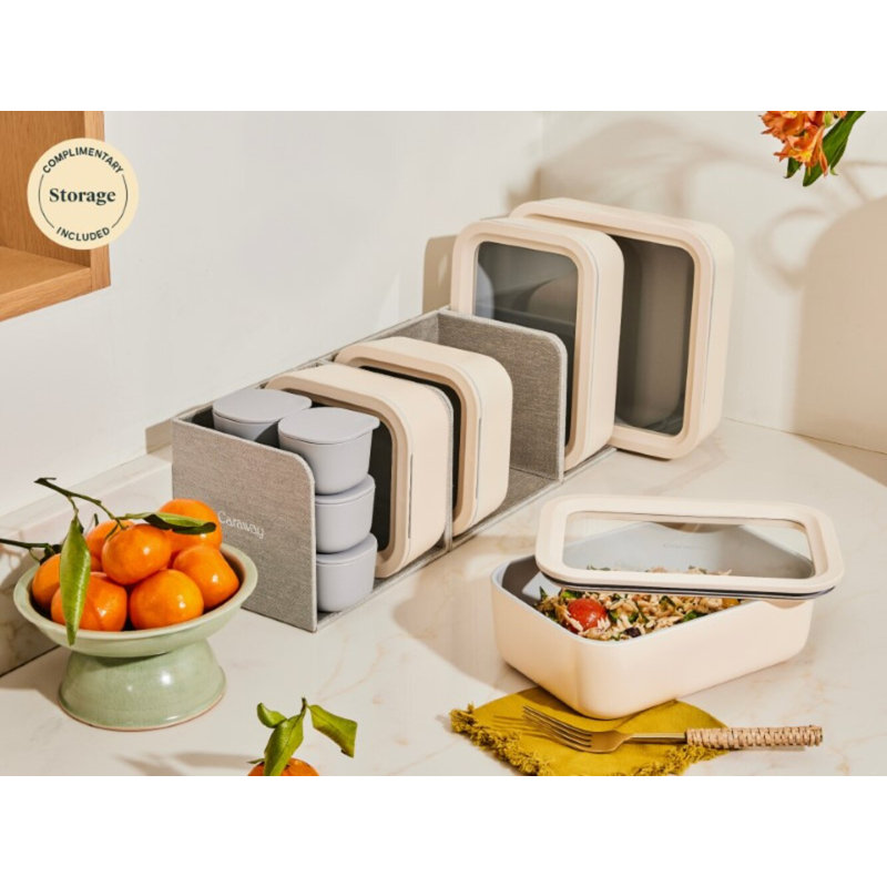 Caraway Ceramic 13-Piece Food Storage Set & Reviews | Wayfair